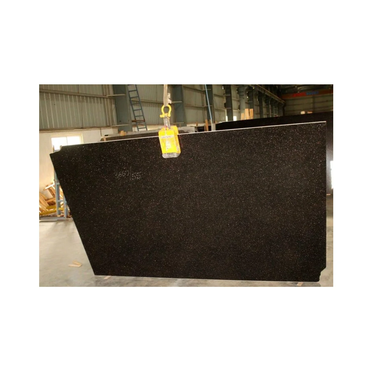 Luxurious Look and Extreme Durability Black Galaxy South Granite Slab Available at Wholesale Supply Natural Stone Granite