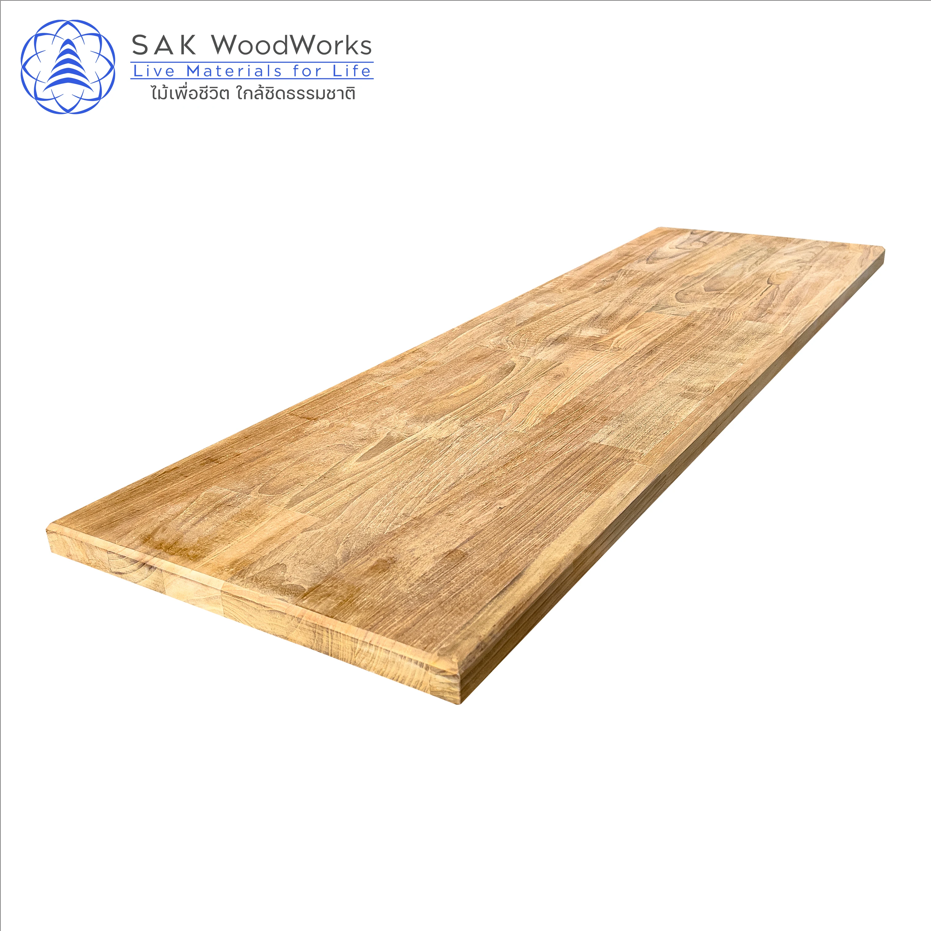 SAK WoodWorks Thai Teak пальчоковые ступени (Незаконченные) для всех ваших нужд 22x300x1000-1500 мм.