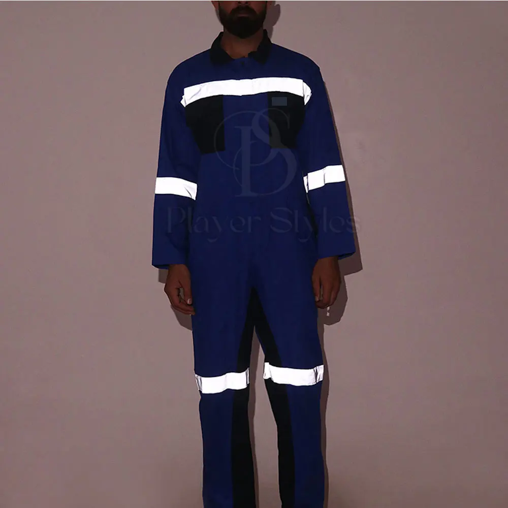 High Quality Customizable Colors Cotton Working Coverall Uniform Waterproof Printed Reflective Feature Made in . for Adults