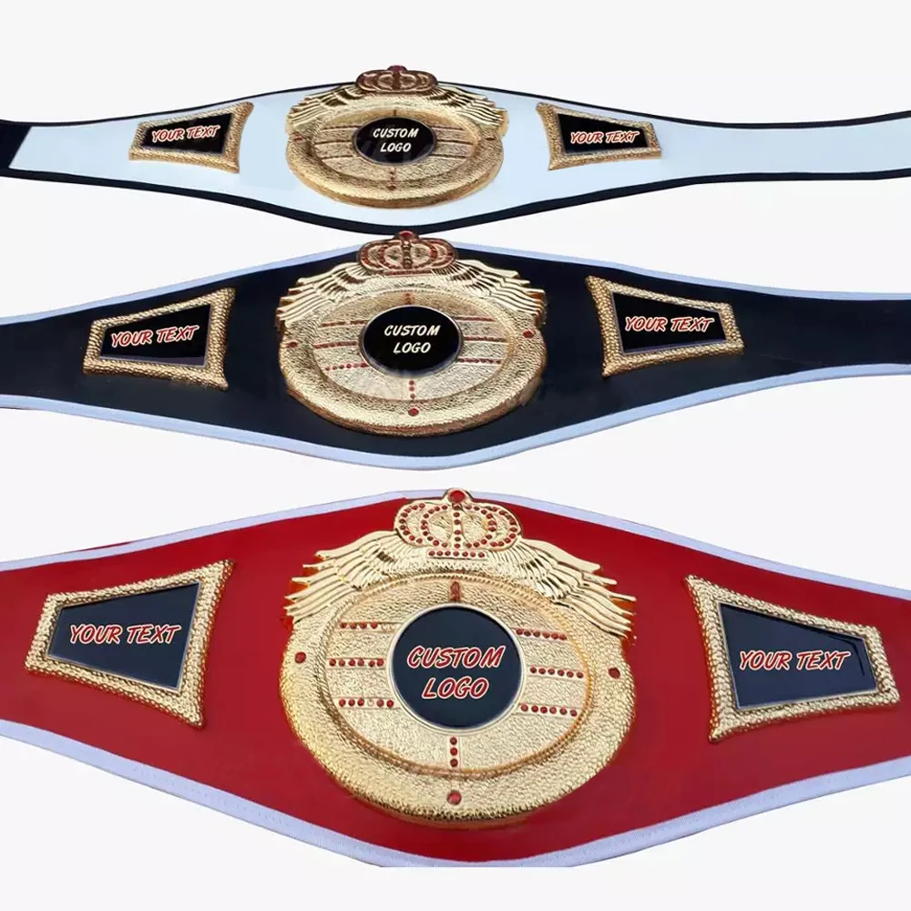 Пояс чемпионата по боксу с логотипом на заказ wbc wbo mastal Art/MMA kick Boxing Championship металлические пластины от VIKY