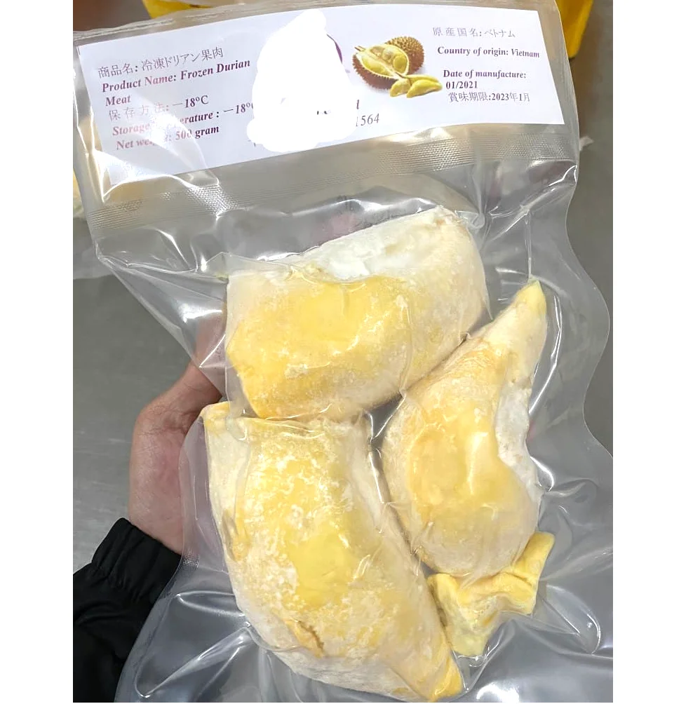 Frozen Durian Fruits - Viet Nam Organic Durian from Non-GMO farmers WhatsApp +84988667319