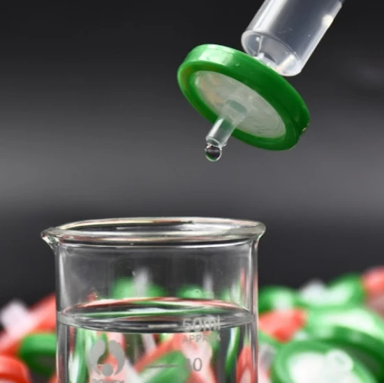 Lab PES PTFE Membrane Syringe Filter 13mm 0.45um Disposable Filter Cartridge