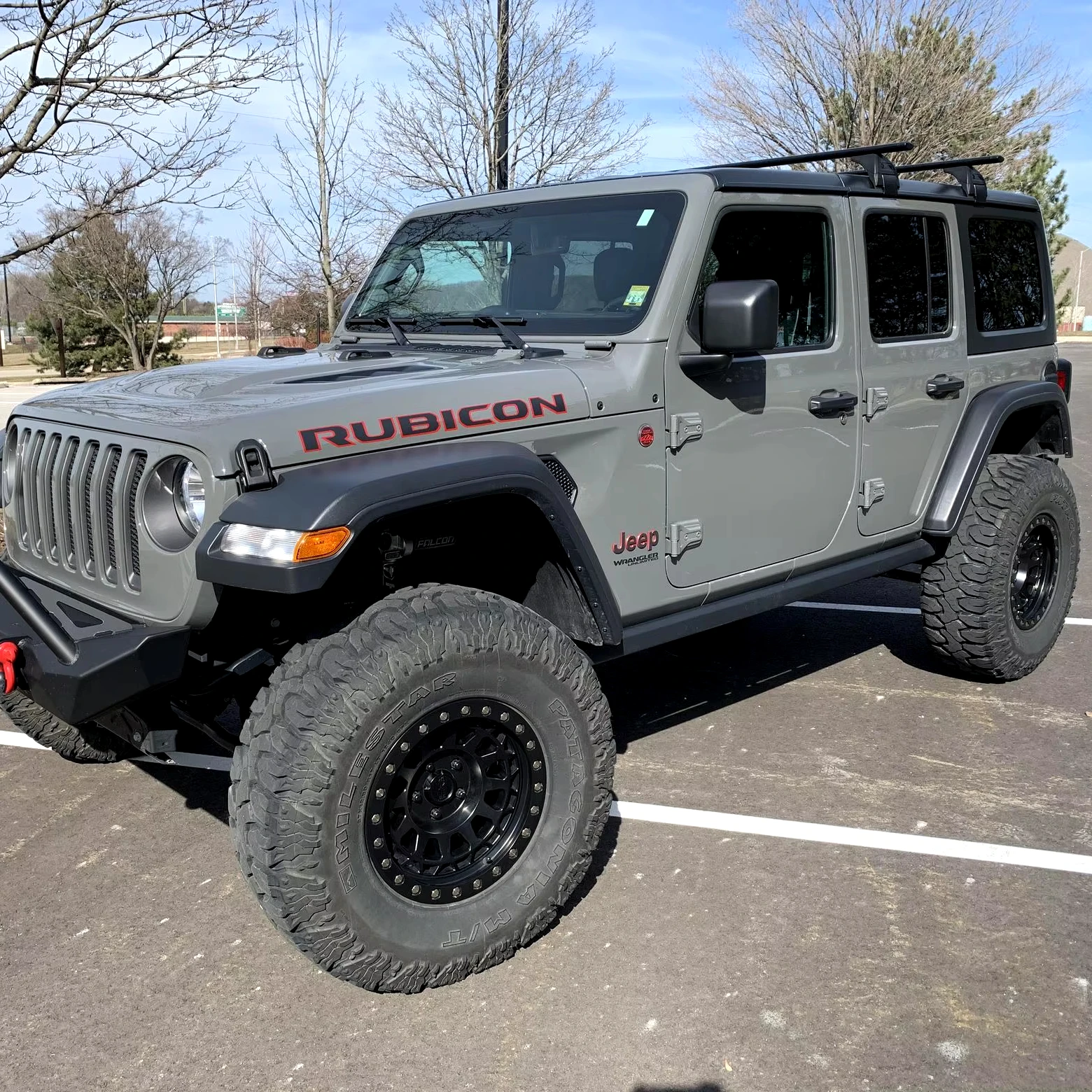 Недорогой и доступный 2018 Jeep Wrangler Безлимитный Rubicon 4x4 ~ 35000 миль первый год обучения некоторые внедорожные модификации