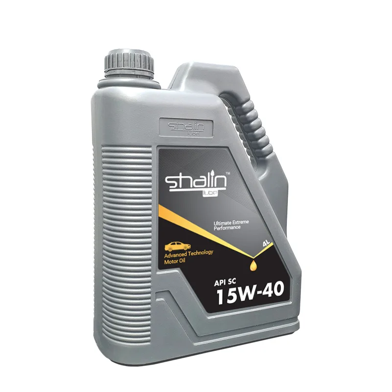 Shalin SAE 15W40 SC cheap motor oil virgin base oil popular engine oil Dubai