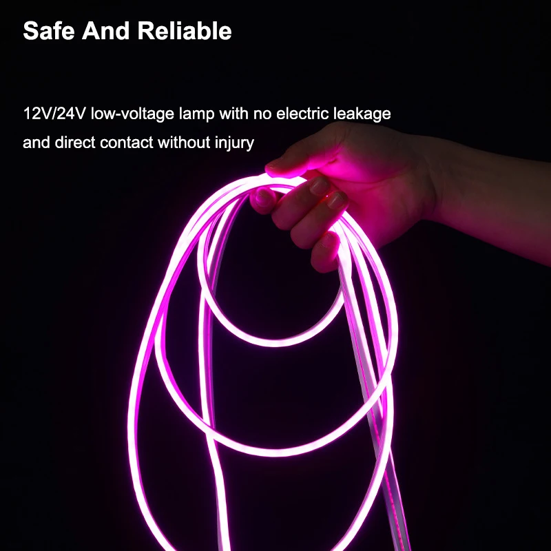 LED Neon Flexible Strip Light 2835 Single All Color RGB Led Neon Strip Led Rope Lighting