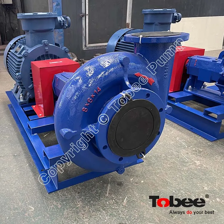 Центробежный насос Tobee смешивающая грязь размер 8x6x14