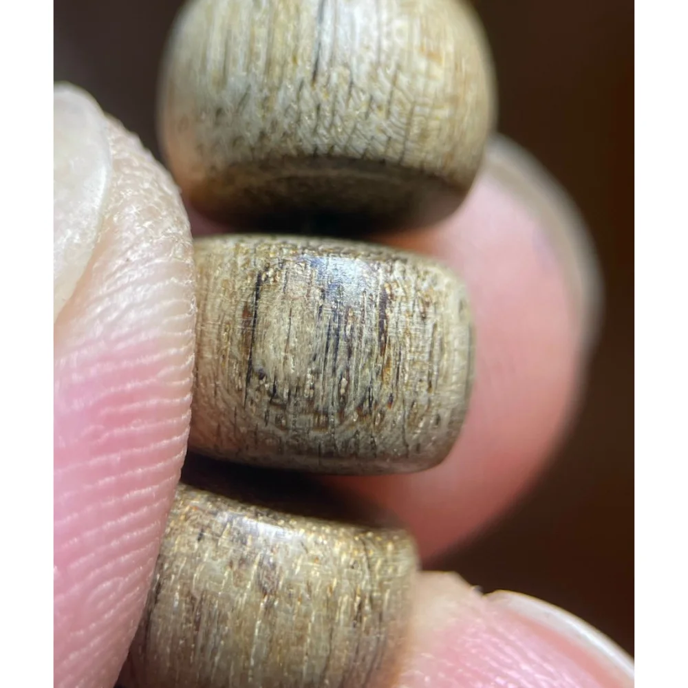 Vietnamese agarwood Beads Women Men 6mm 8mm Wooden Bead Buddhist Prayer Mala Necklace Bracelet Gift Jewelry
