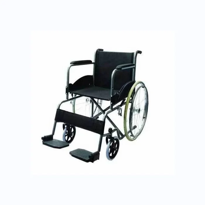 Wheel Chair Manufacturers Wholesale Hospital Furniture Steel Manual Foldable Wheelchair