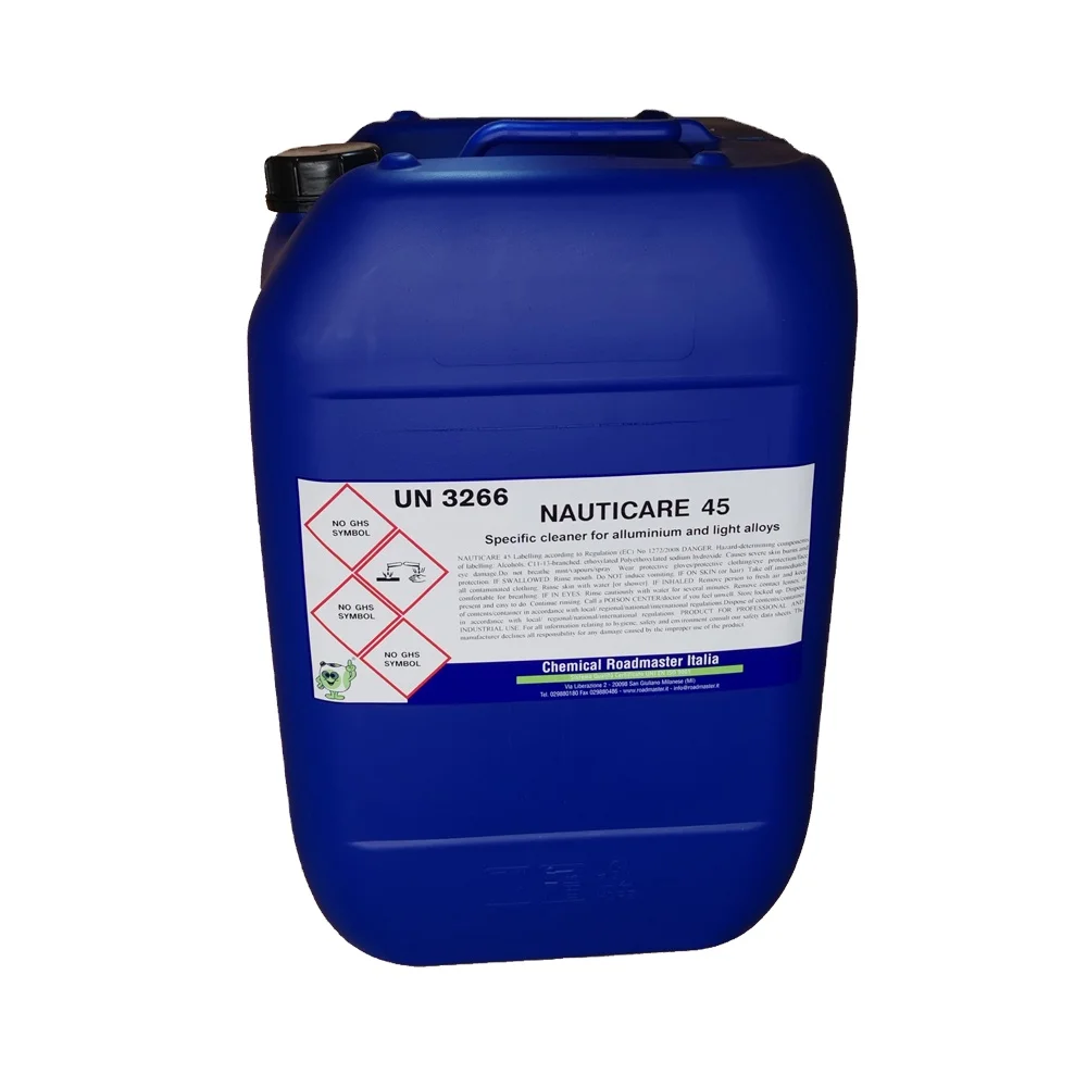 Made in Italy Specific New Cleaner for Aluminium and Light Alloys