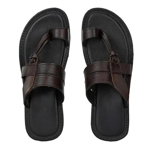 wholesale men genuine leather slippers fashion Comfortable Men slippers Custom Logo Hard-Wearing Flat Pu sole