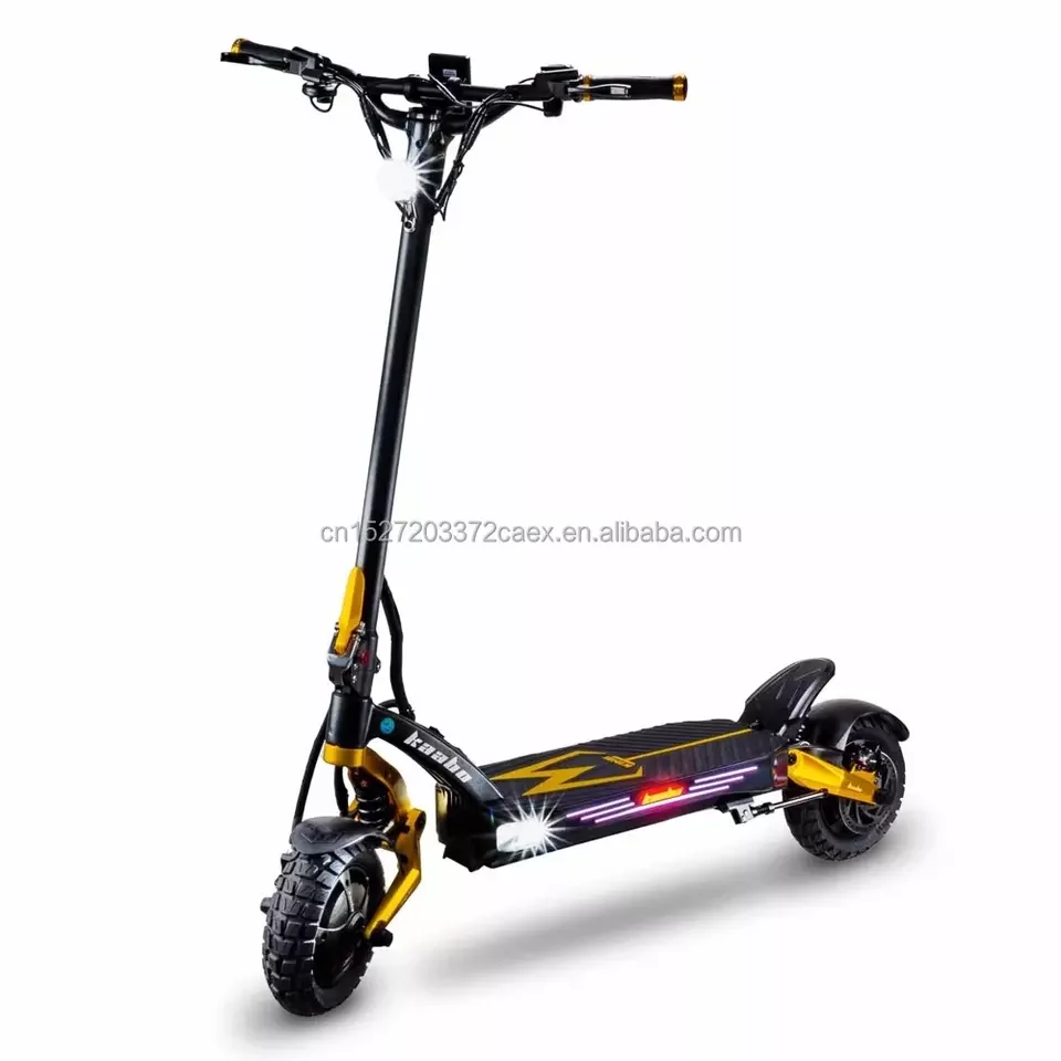 Warehouse electric scooter with 24.5AH battery minimotor controller dual motor super fast kaabo mantis gt 2100w