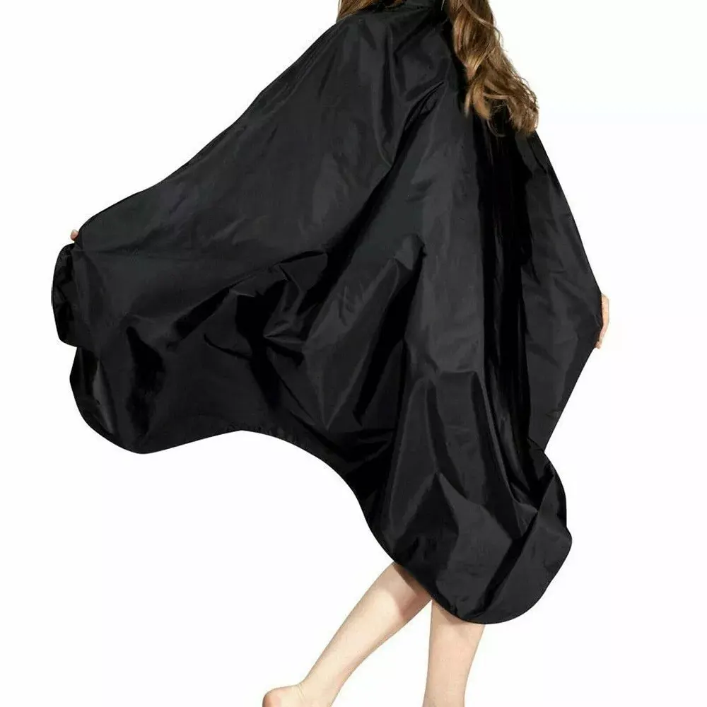 Unisex Hair Cutting Cape Lightweight Satin Fabric  Adjustable Collar Hairdresser  Barber Cape Gown