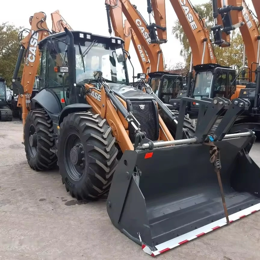 96HP 72KW корпус экскаватор-погрузчик с фронтальным погрузчиком в наличии готов к отправке