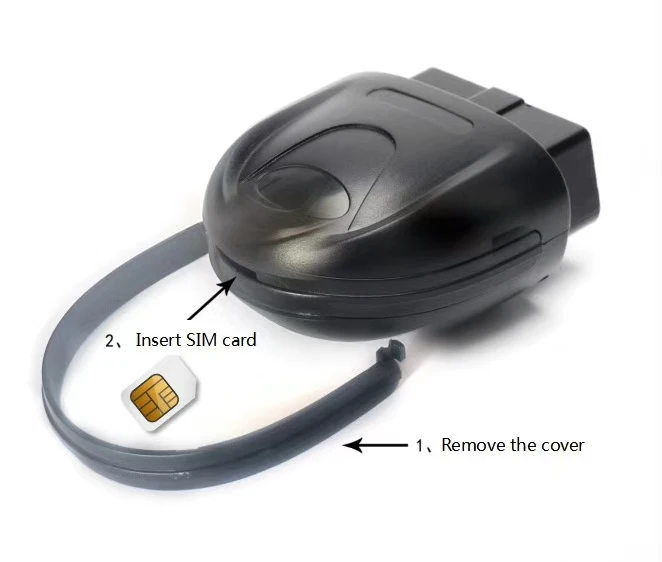 gps sim card 4G OBDII Tracking Device Real-time gps platform software gps antilost finder