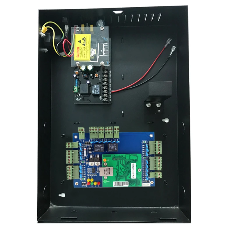 2 двери сети RFID контроля доступа по отпечаткам панель с AC110V/220V выход
