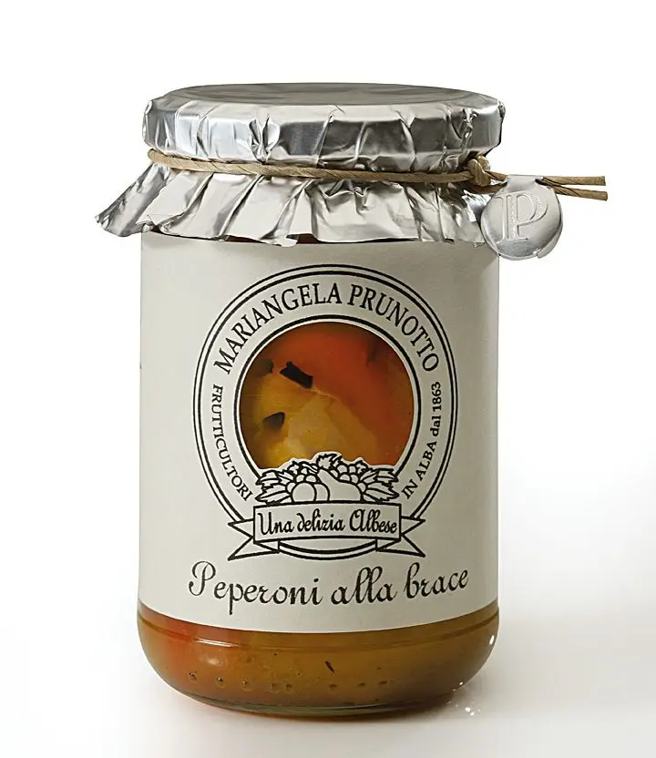 hight quality Italian grilled sweet pepper made in Italy glass jar 300 g natural