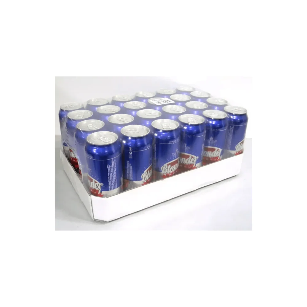 Superlative Quality Premium Grade Light Color Blonderbrau Blond Beer Can of 50cl from France
