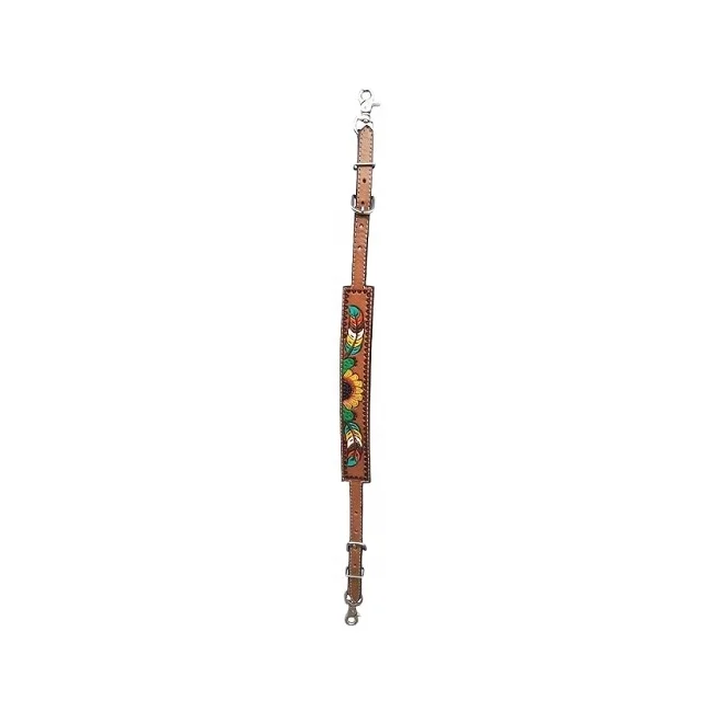 Antique Carving Western Wither Straps Equine Comfort Products Adjustable Strap Western Headstall For Horse High Quality For Sale