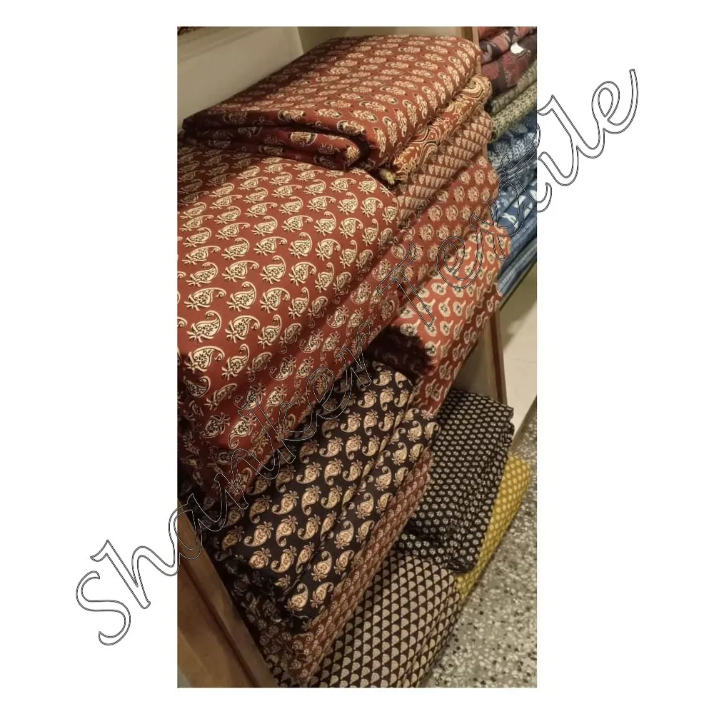 Cotton Voile Running Craft Dress Making Floral Clothing Wholesale Indian Hand Block Printed Fabric For Night Suit Kaftan Kimono