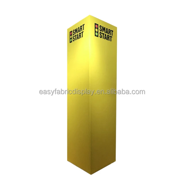 Portable exhibit booth design backdrop tower display stand exhibition booth tension fabric backdrop for trade show expo