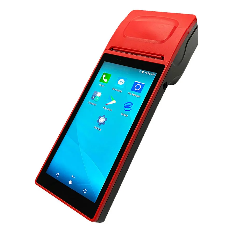 Restaurant Online Order  Wireless Gprs Nfc Android Handheld Terminal Pos System With SIM Card