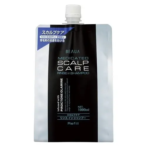 BEAUA Medicated Scalp Care Rinse in Shampoo Refill Large capacity