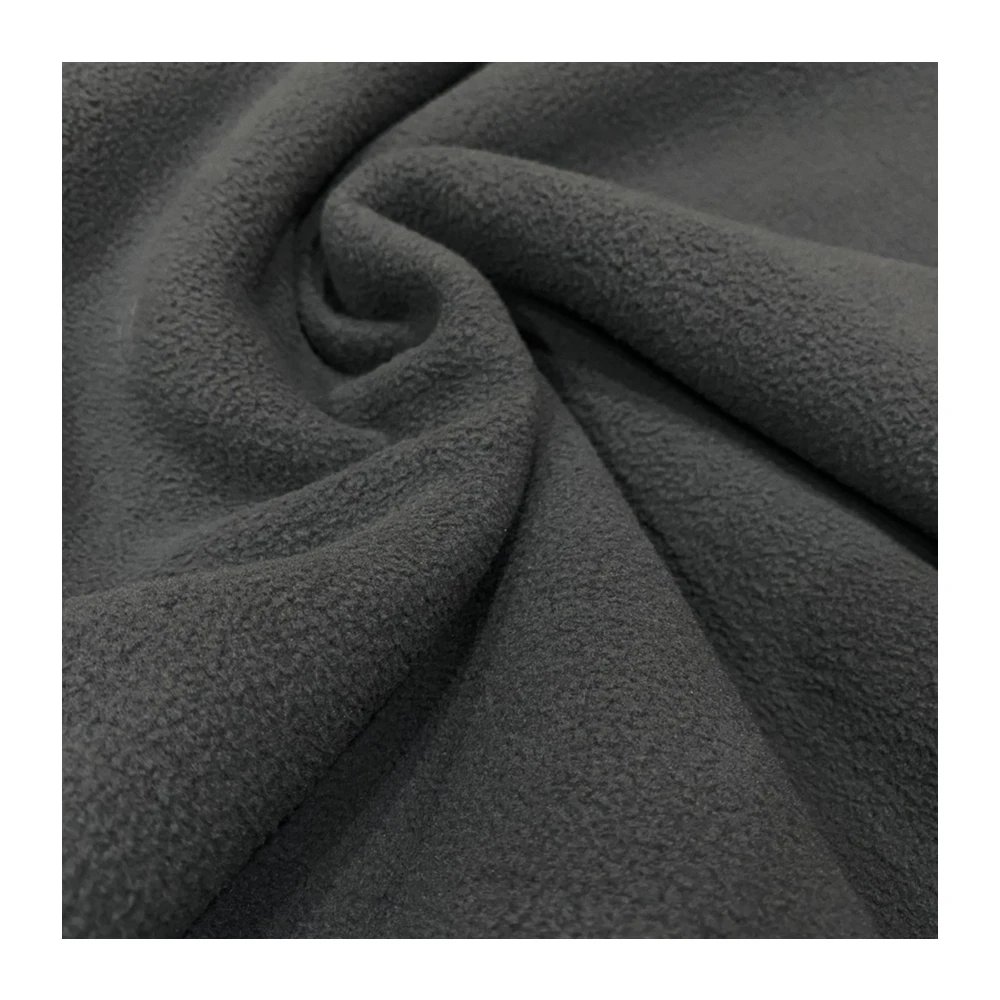 Hot Selling 100% Polyester Super Micro Fleece Blanket Soft Dyed Modern Solid Dark Grey Color For All Season