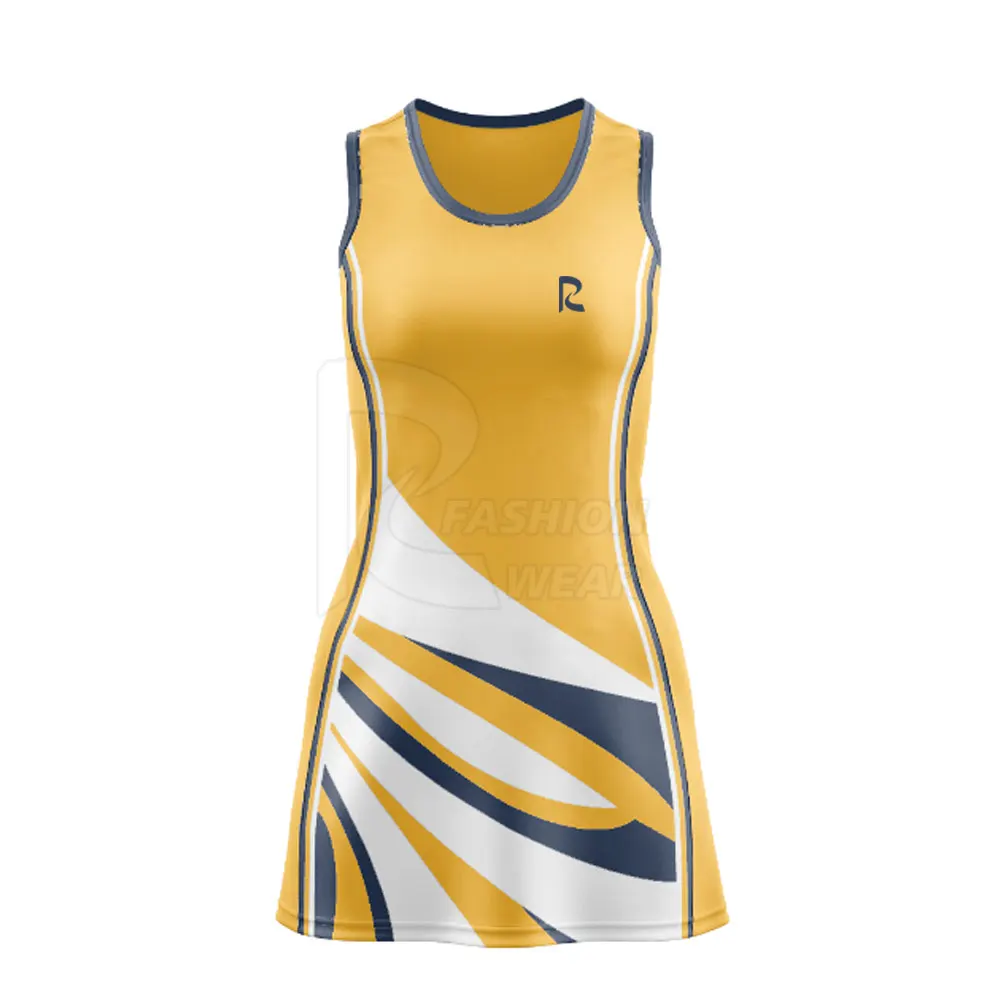 Customized Netball Uniform  In Best Material 100 % Polyester Netball Uniform For Team Private Label Netball Uniform
