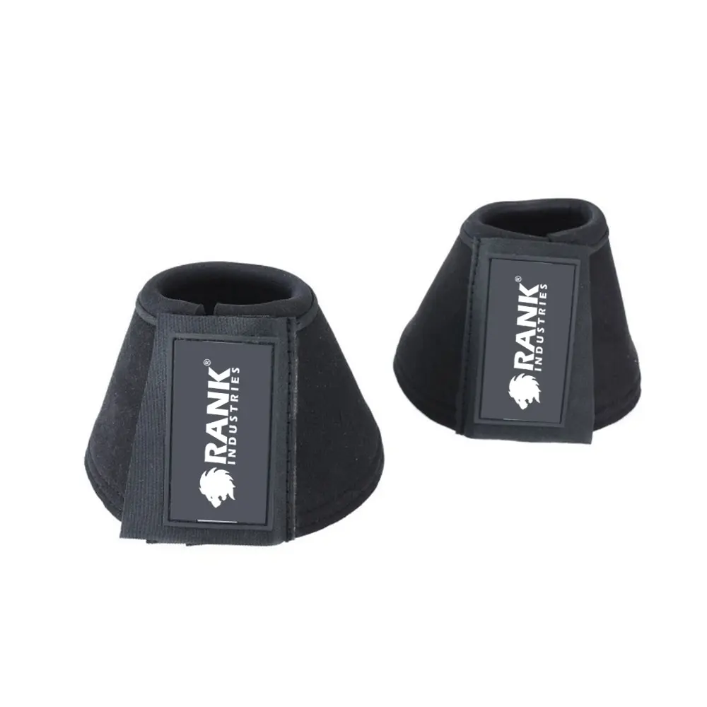 Professionals Horse Bell Boots Over Reach No Turn Bell Wrap-Tendon Hoof Neoprene Horse Riding Bell Boots
