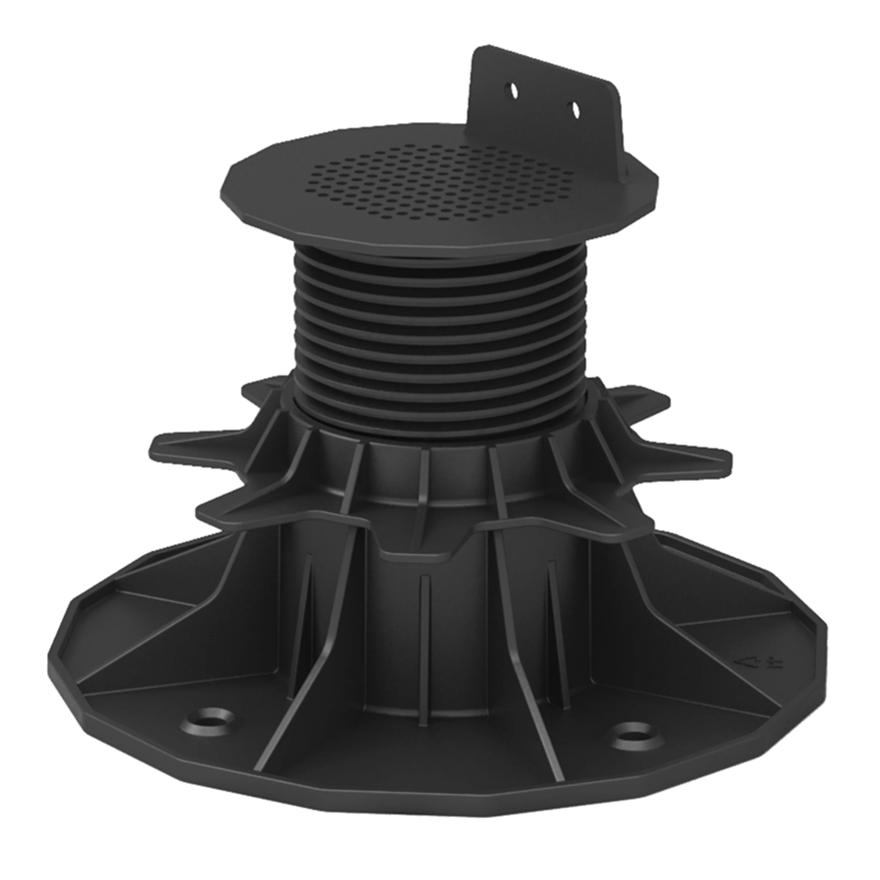 На рост от 80 до 130 мм тяжелая нагрузка WPC/деревянный настил поддержка балки повышение пьедесталы пластиковый кронштейн для ног XF-T604B