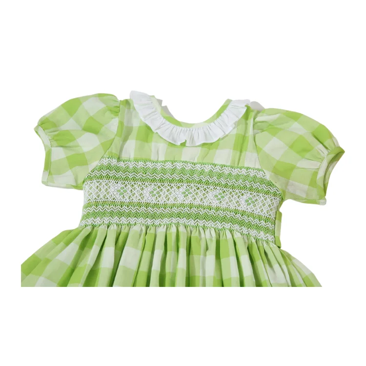 High Quality Product Girls Kids Clothing Hand Smocked For Baby Girl Short Sleeve ODM Made In Vietnam Manufacturer