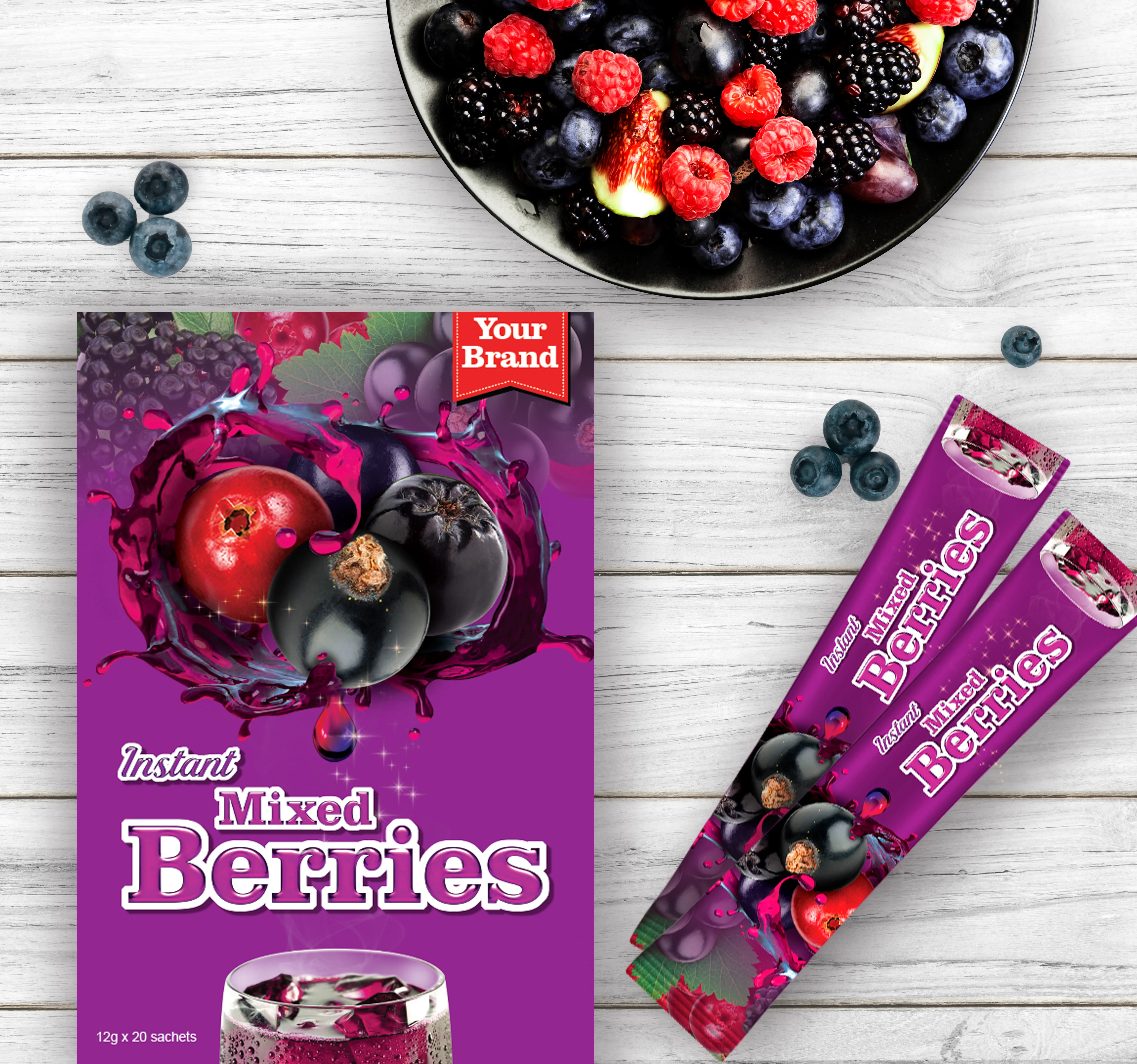 Personalize Your Beverage Line Private Label Mixed Berry Drink Solutions