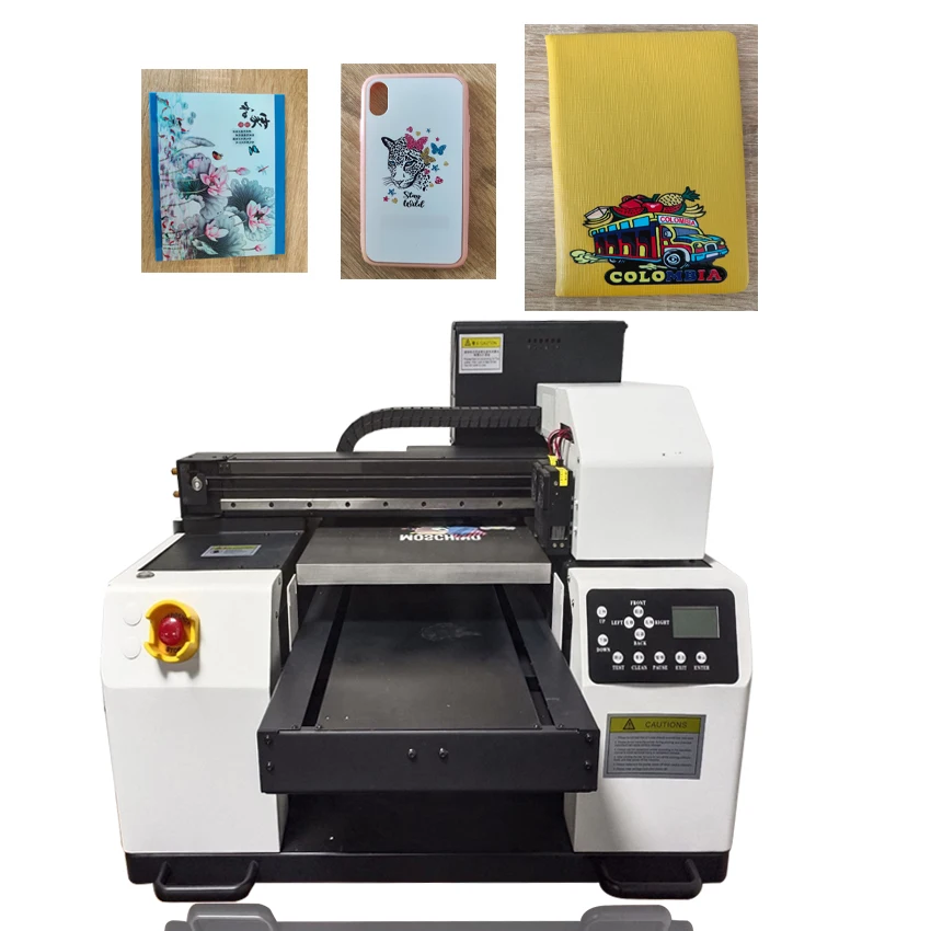 A3 UV Flatbed Printer Automatic Desktop UV Printer for Glass Bottle Wood Phone Case