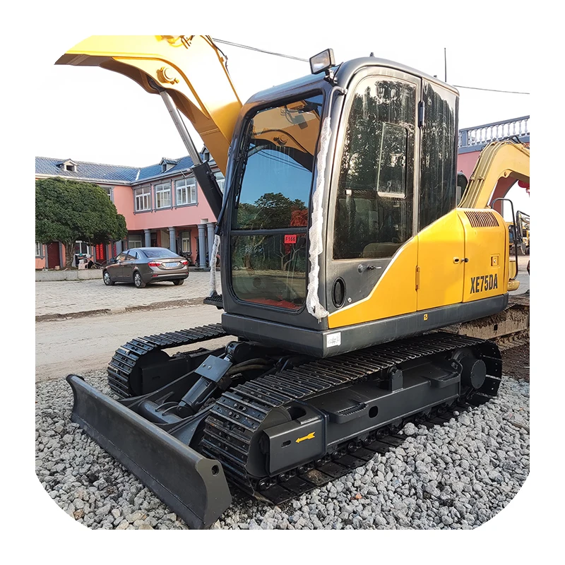 Used XE60 XE75 XE85 6TON 7TON 8TON Excavator China Hot Sale Mini Crawler Hydraulic Excavator With Attachments in Cheap Price