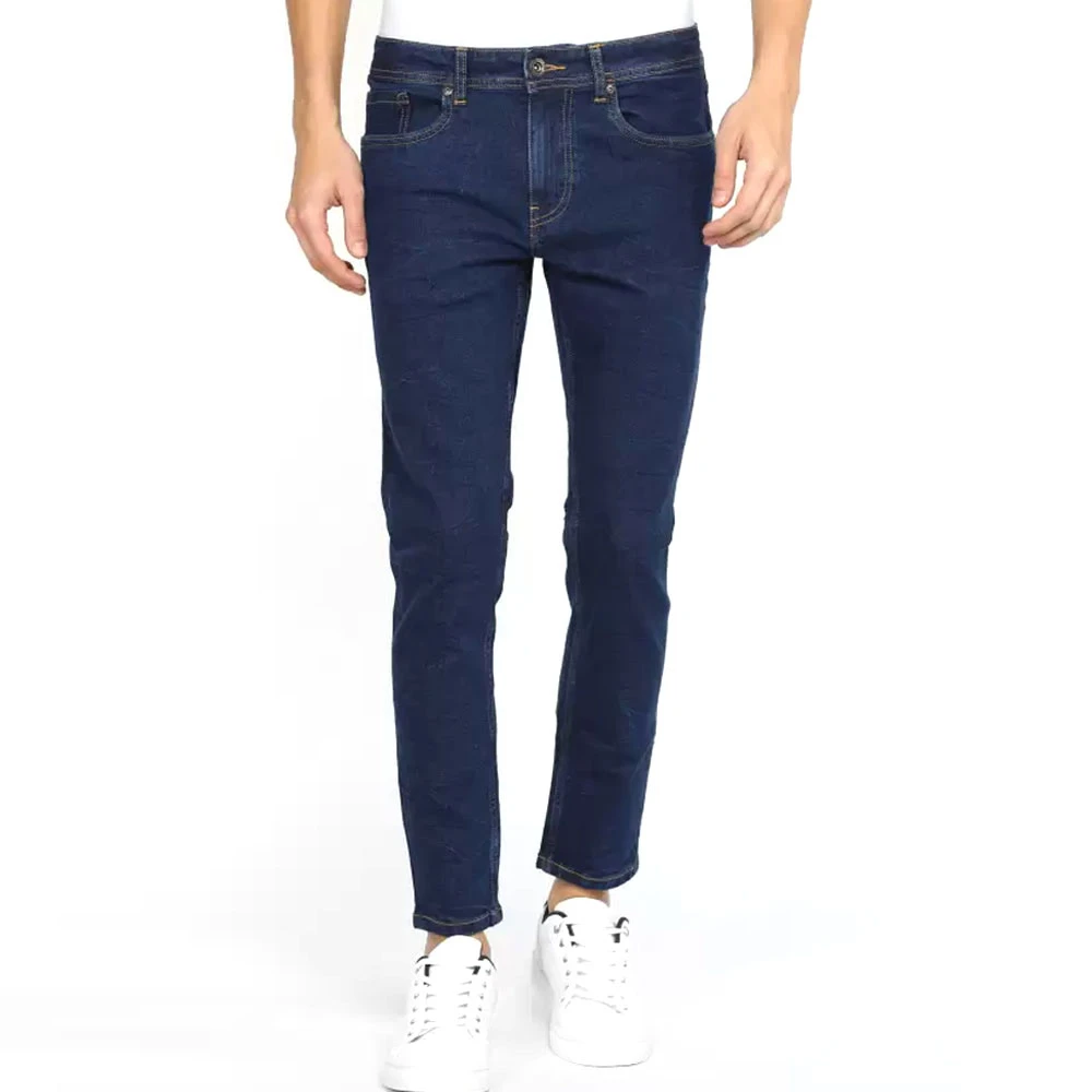 Premium Quality 2024 Casual Slim Fit Boyfriend Denim Sky Blue Acid Wash Distressed Mid Waterproof Men Jeans Pant OEM