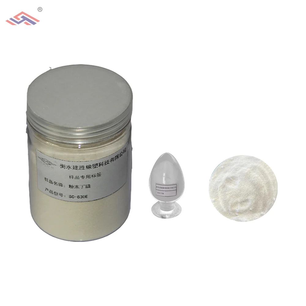 Factory spot nitrile rubber powder melt stability increases dimensional stability