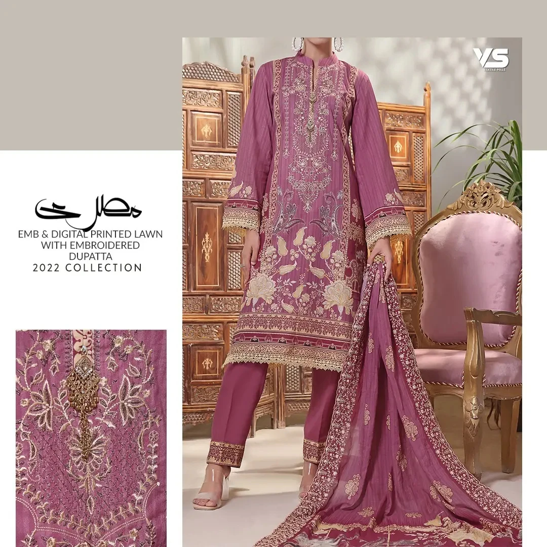 Whole Sale Pakistan and Indian Ladies 3 Piece Lawn Suits by MI Creation Brand Volume SHAHKAAR Hot Selling