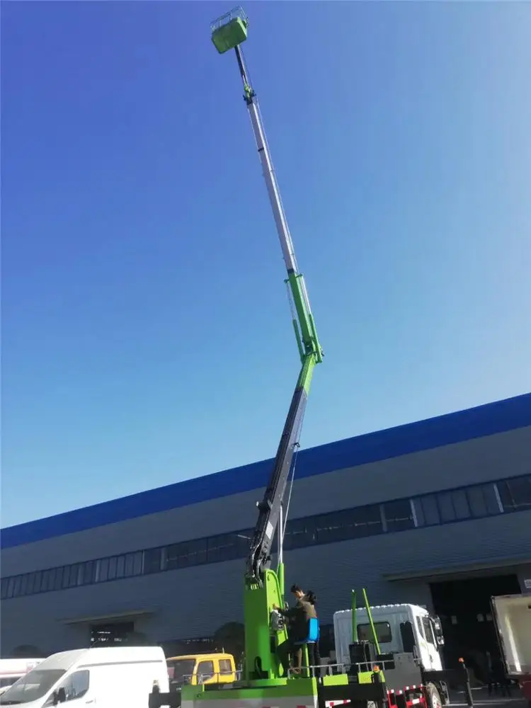 26M Cherry Picker telescopic towable boom lift 3000kg 5000kg Available Best Price