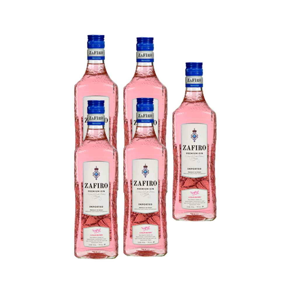 Strawberry Aroma Gin Premium Quality  37.5% Alcohol Vol Medium Intensity Premium Strawberry Gin used for cocktails mixer