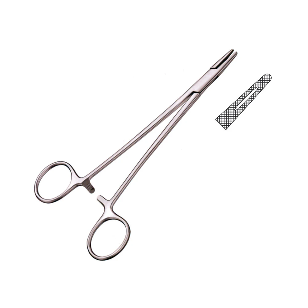High Quality DERF CONVERSE Needle Holder Stainless Steel Surgical Instruments 12.5 cm by Volgocare Internatioanal