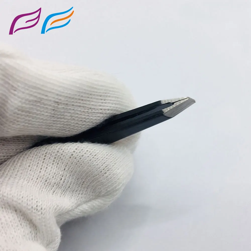 Wholesale Slanted Tweezer Eyebrow Best Brow Tweezers for Ingrown Hairs with custom logo packaging and colors