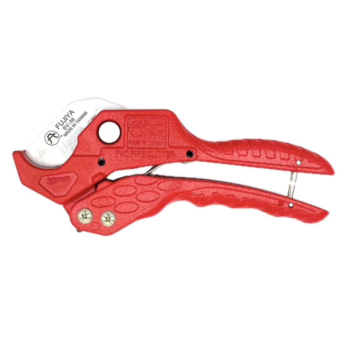 FUJIYA Automatic fast PVC pipe scissors (V-blade)