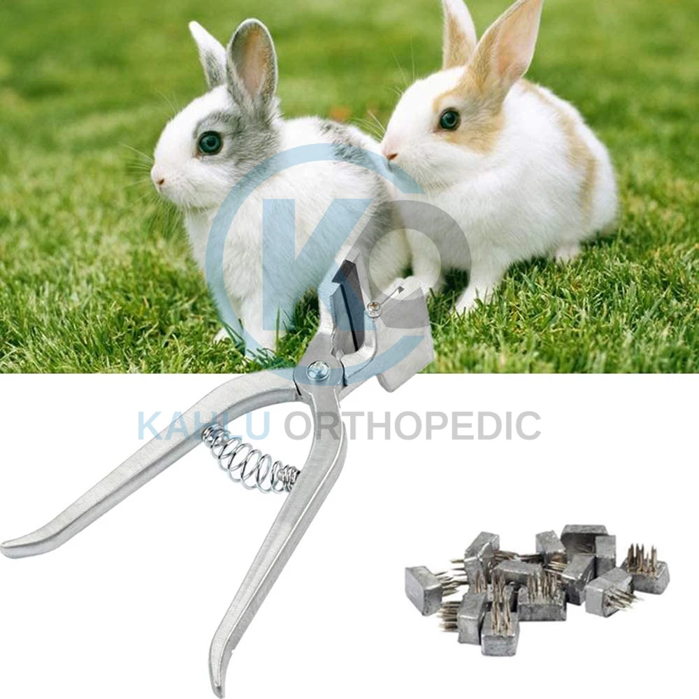 Animal Tattoo Kit Rabbit Use Pets Management Tools Tattoo Plier with Random Veterinary Instruments By KAHLU ORTHOPEDIC