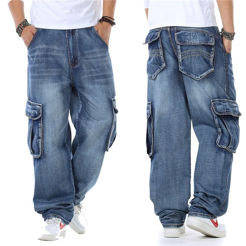 Wholesale High Quality And Affordable Loose Jeans for Comfortable Fashion 2024 Fit Baggy Jeans For Mens