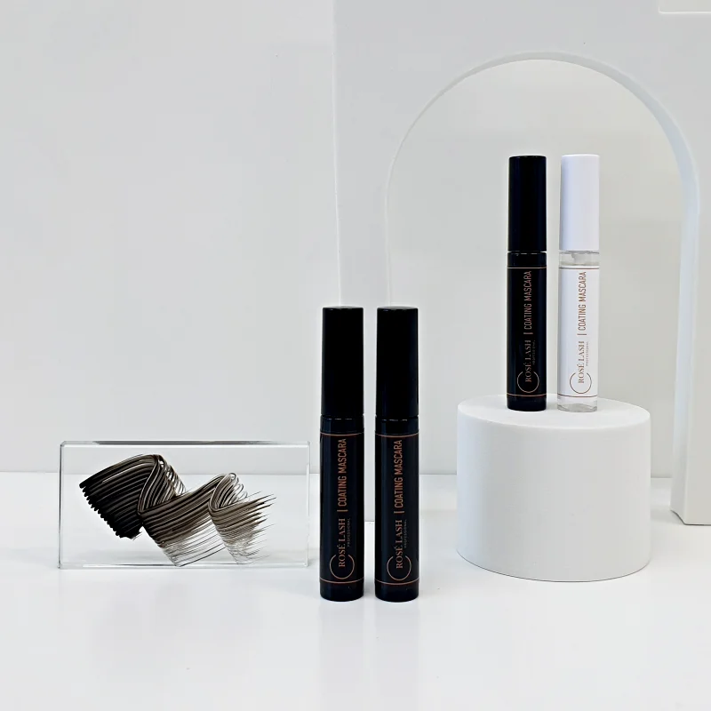 Eyelash Extension Gel Coating Mascara - Black & Transparent Color Coating Mascara 10ml