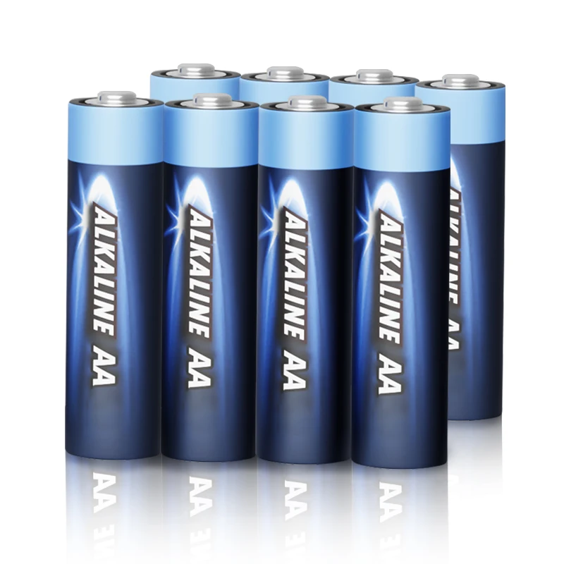 High Quality Aluminium Foil Cylindrical Wholesale Custom Industrial 1.5 V AA Alkaline Battery