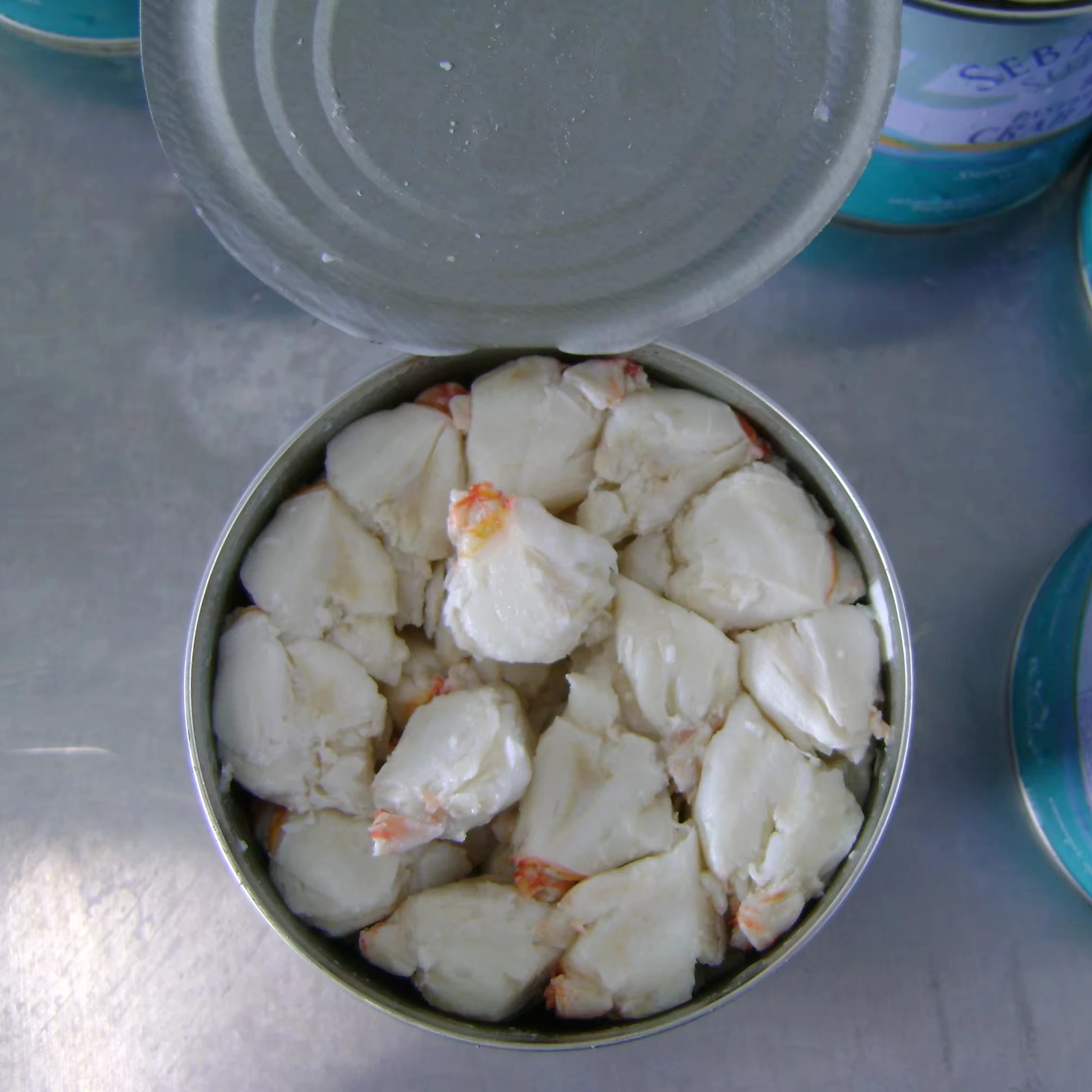 Factory Directly Wholesale Swimming Crab Meat Portunus Trituberculatus crab meat tin canned crab meat