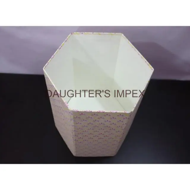 Best Selling High Quality Eco-Friendly Household Office Hotel Use Paper Dustbin for Export Selling from Indian Exporter