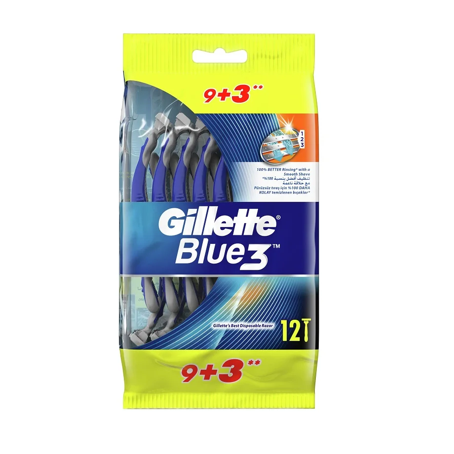 Gillette синяя бритва 2 плюс сумка 10 + цена в Саудовской Аравии
