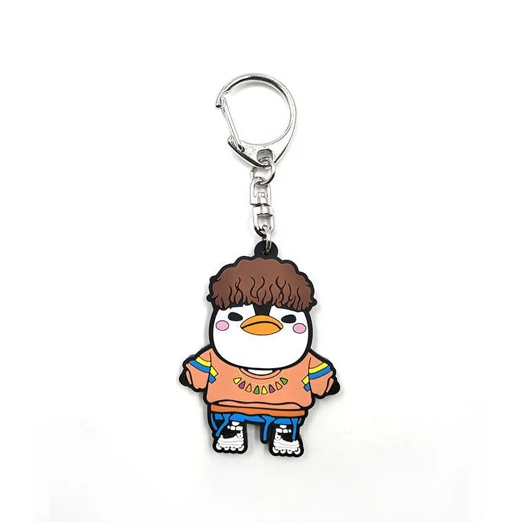 Brand Tag Padel Tennis Racket PVC Key Ring Holders Custom Plastic Wallet Key Chains Badge Logo Rubber Keychain